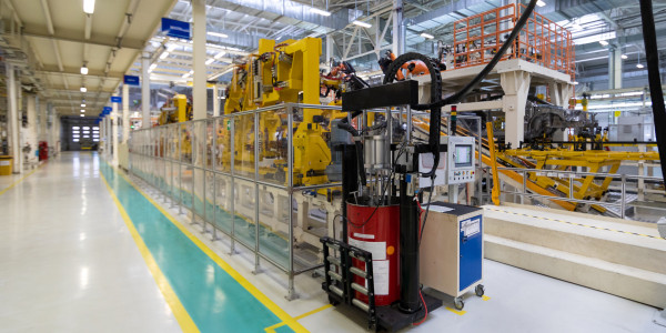 Células Robotizadas Campdevànol · Célula Robotizada para Industria del Automóvil / Aeronáutica